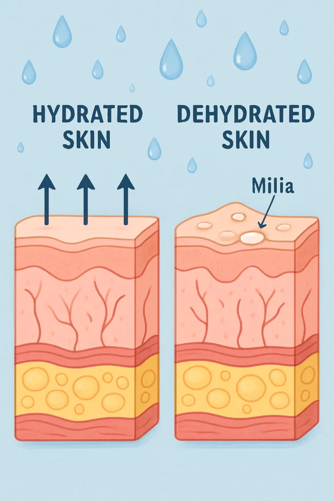 The importance of hydration and milia production Chapel House