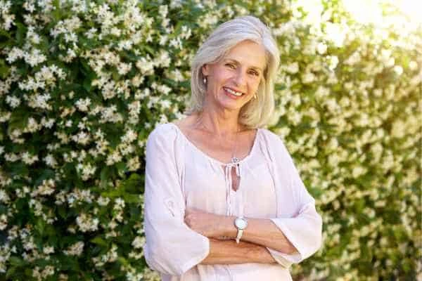 Older woman happy with urinary incontinence treatment Chapel House