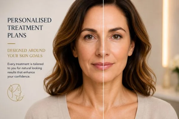 Before and after results of Collagen Lift Therapy Chapel House