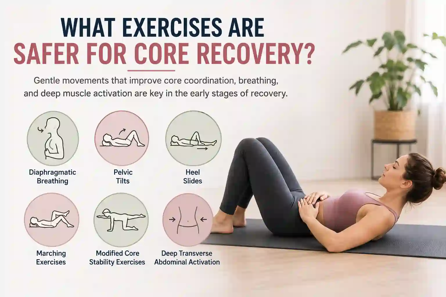 Which exercises may help diastasis recti Chapel House?